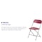 Flash Furniture Hercules Series Plastic Folding Chair Red - 6 LB Weight Capacity Comfortable Event Chair-Lightweight Folding Chair, PK6 6-LE-L-3-RED-GG - alternate 9